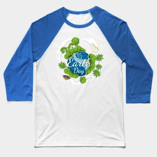 Earth Day 50th Anniversary Baseball T-Shirt